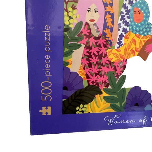 500 Pcs Jigsaw Puzzles Table Game 24" x 18" Illustrated Women Of The World - Picture 4 of 10